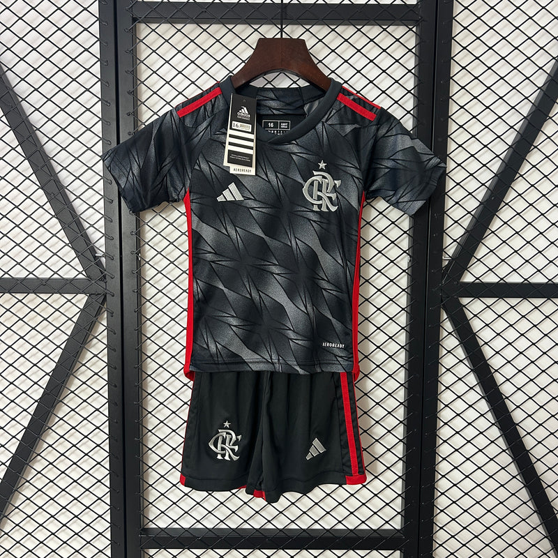 Uniforme Infantil Flamengo Third (3) 2024/25 Adidas