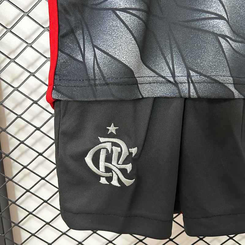 Uniforme Infantil Flamengo Third (3) 2024/25 Adidas